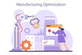 Manufacturing optimization. Increase in efficiency of production process