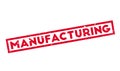 Manufacturing rubber stamp Royalty Free Stock Photo