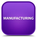 Manufacturing special purple square button