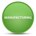 Manufacturing special soft green round button