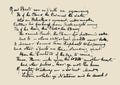 Manuscript letter