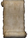 Manuscript, rough roll of parchment