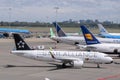 Many Airplanes At Schiphol Airport The Netherlands 25-5-2022