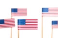 Many American Flags Royalty Free Stock Photo