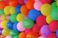 Many balloons birthday party colors anniversary decorations fun surprise Royalty Free Stock Photo