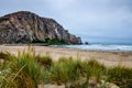 Morro Bay Beach & Boardwalk Royalty Free Stock Photo