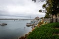 Morro Bay Beach & Boardwalk Royalty Free Stock Photo