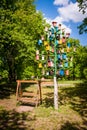 Many birdhouses, hostel