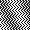 Many black zigzag lines on white background. Royalty Free Stock Photo