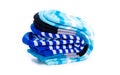 Many blue socks Royalty Free Stock Photo