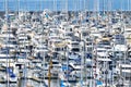 Many boats in a harbor Royalty Free Stock Photo