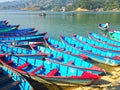 Many boats on Lake Pheva