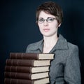 Many books Royalty Free Stock Photo