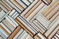 Books stack texture and background Royalty Free Stock Photo
