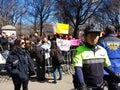 Diversity, NYPD, Community Affairs, Bike Squad, March for Our Lives, Protest, Columbus Circle, NYC, NY, USA