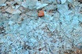 Many broken glass pieces on the ground, can be used as a background, texture Royalty Free Stock Photo