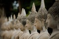 Many buddha statue sit Royalty Free Stock Photo