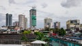 Many buildings located in Manila, Philippines Royalty Free Stock Photo