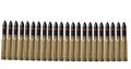 Many bullets - warfare concept Royalty Free Stock Photo