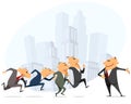 Many businessmen running