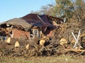 EF3 Tornado Path in North Dallas Had Problems Royalty Free Stock Photo