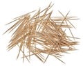 Many chaotic scattered toothpicks