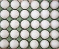 Many chicken eggs