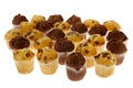 Many chocolate muffins Royalty Free Stock Photo