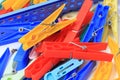 Many clothespins Royalty Free Stock Photo