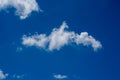 Cloud on the blue sky