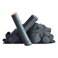 Many coal design Royalty Free Stock Photo