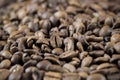Many Coffee beans background Royalty Free Stock Photo