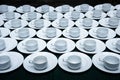 Many  coffee cup set up for tea break in business meeting conference refreshing up afternoon Royalty Free Stock Photo