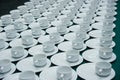 Many  coffee cup set up for tea break in business meeting conference refreshing up afternoon Royalty Free Stock Photo