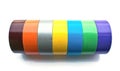 Many color adhesive tape Royalty Free Stock Photo