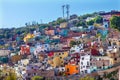 Many Colored Houses Guanajuato Mexico Royalty Free Stock Photo