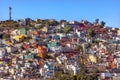 Many Colored Houses Guanajuato Mexico Royalty Free Stock Photo