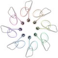 Many Colored Stethoscopes Royalty Free Stock Photo