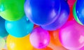 Many colorful balloons Party background balloons