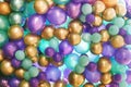 many colorful balloons, party concept Royalty Free Stock Photo