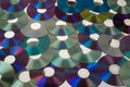 Many Colorful DVDs Royalty Free Stock Photo