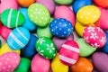 Many colorful easter eggs Royalty Free Stock Photo