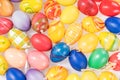 Many colorful Easter eggs Royalty Free Stock Photo