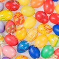 Many colorful Easter eggs Royalty Free Stock Photo