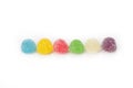 Many colorful gummy candy Royalty Free Stock Photo