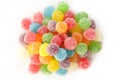 Many colorful gummy candy Royalty Free Stock Photo