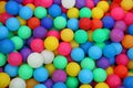 Many colorful plastic balls in a kids` ball pit at a playground Royalty Free Stock Photo