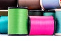 Many colorful threads Royalty Free Stock Photo