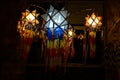 Many colorful Vesak lanterns, Sri lankan vesak festival celebrations