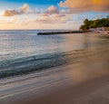 The many colors of Caribbean sunset